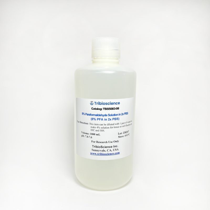 Paraformaldehyde Solution (4% in 1xPBS or 8% in 2xPBS) – Tribioscience